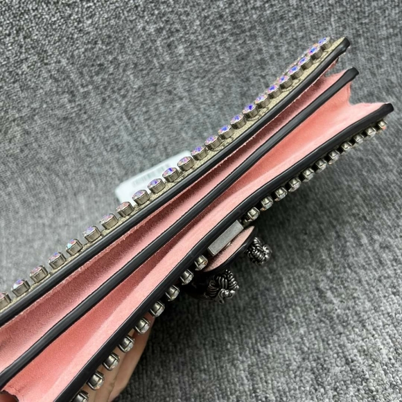 100% Authentic GUCCI Dionysus Brown Canvas Shoulder Bag - Picture 5 of 13